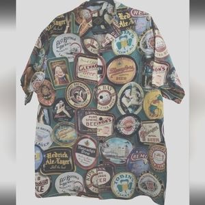 Men's vintage GI beer shirt large